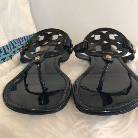 Tory Burch Shoes - TORY BURCH MILLER BLACK PATENT SZ 10 EXCEL COND